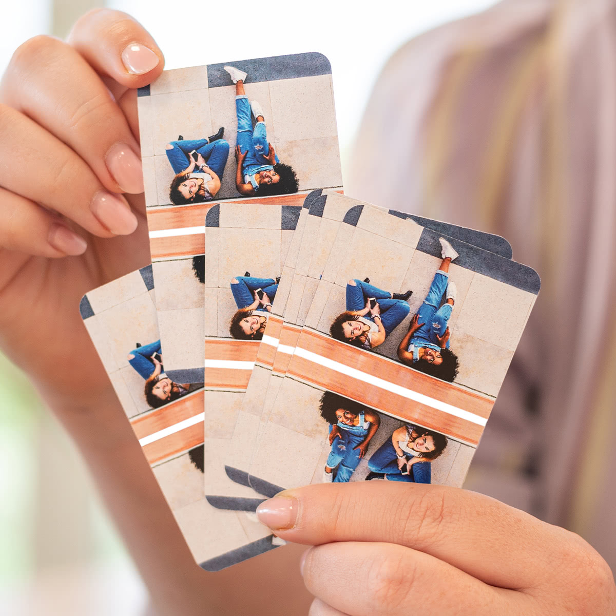 Spielkarten mit personalisierter Rückseite