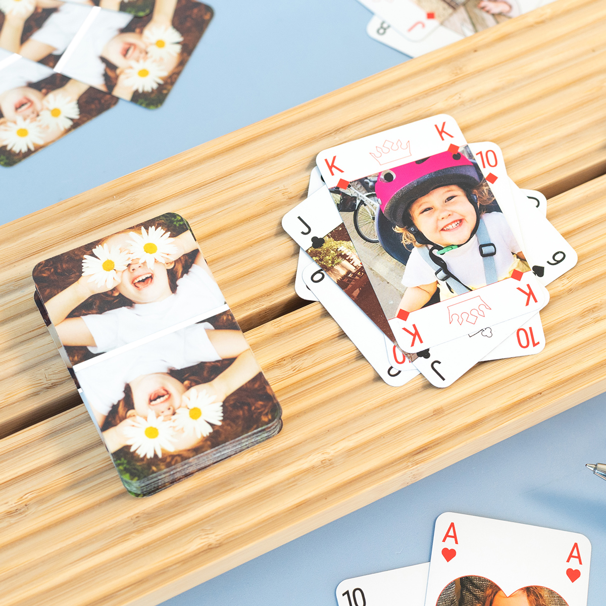 Spielkarten mit personalisierter Vorder- & Rückseite