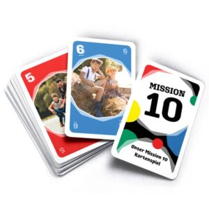 Mission 10 - Das beliebte Phasen-Spiel - Jetzt mit eigenen Fotos personalisiert - Ab Auflage 1 - Das spielerische & persönliche Fotogeschenk