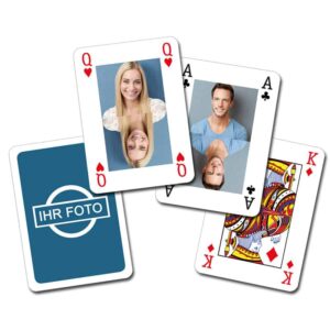 Foto-Poker-Karten (internationales Blatt)
